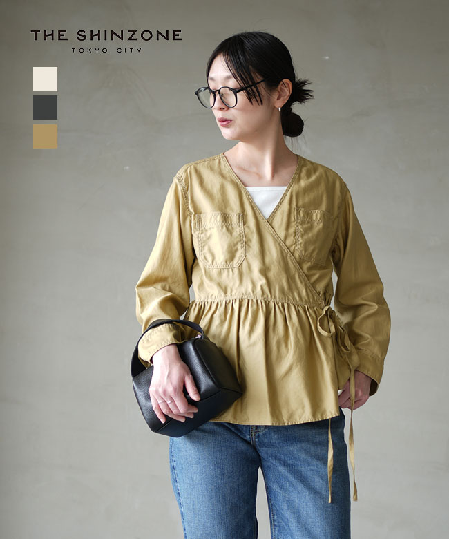 【SALE 30%OFF】THE SHINZONE(ザ シンゾーン) カシュクールブラウス レディース トップス [26smsbl14] セール｜WOODY HOUSE／ウッディーハウス