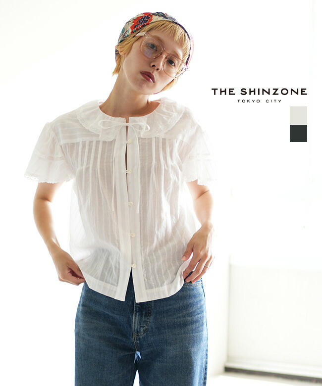 【SALE 20%OFF】THE SHINZONE(ザ シンゾーン) LACE BLOUSE レースブラウス レディース トップス [26MMSBL08] セール｜WOODY HOUSE／ウッディーハウス