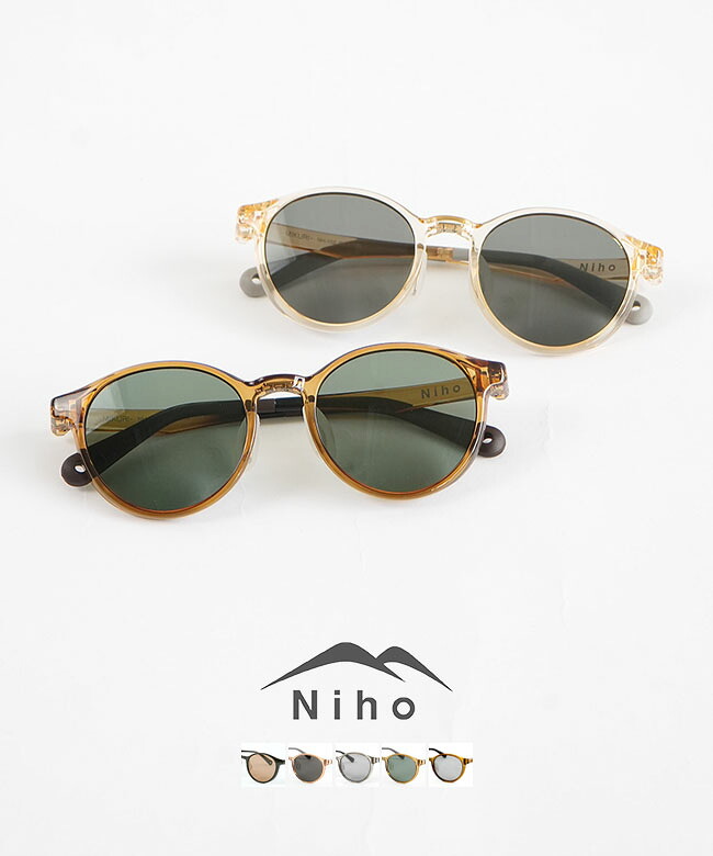 【専用ポーチ・フード付き】Niho(ニホ) 偏光レンズ サングラス [NH-102]【付属品あり】｜WOODY HOUSE／ウッディーハウス