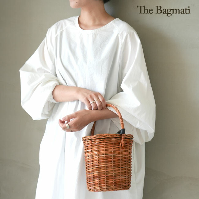 ◇【訳あり/10%OFF】【保存袋あり】The Bagmati(バグマティ)ラタンバスケットカゴバッグ/鞄/カバン/かごバッグ [BBK18-120]