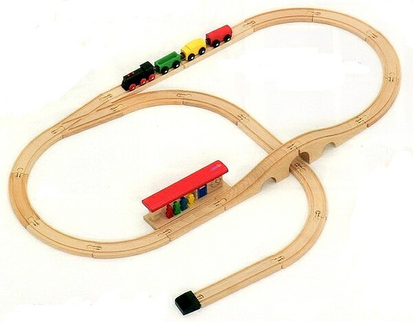 楽天市場 特割 ミッキィ社 Micki 木製レール 汽車セット スタンダード 木のおもちゃ 木製 汽車 レール 知育玩具 出産祝い ミッキー お誕生日 送料無料 Smtb 木のおもちゃ ウッディモンキー