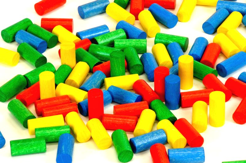 楽天市場 ホルツステッキのステッキ 500個入り ホルツステッキ 木製 ペグさし 知育玩具 保育園 幼稚園 木のおもちゃ ウッディモンキー