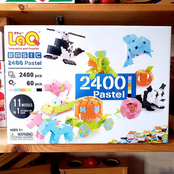 新規購入 ラキュー ベーシック 2400 パステル Laq Basic 知育玩具 知育ブロック 男の子 女の子 かしこくなる おもちゃ 木のおもちゃ ウッディモンキー 宅送 Www Faan Gov Ng