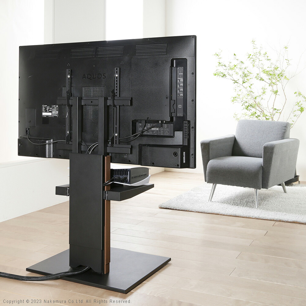 スライド式バックパネル テレビスタンド ロータイプ用