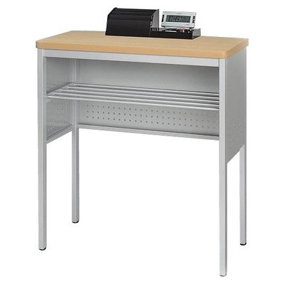 受付カウンター おしゃれ デザイン 受付カウンターテーブル 受付台 受付カウンターデスク オフィス カウンターテーブル ハイテーブル ハイカウンター スチール 収納付き アイアン Adelphiselection Com