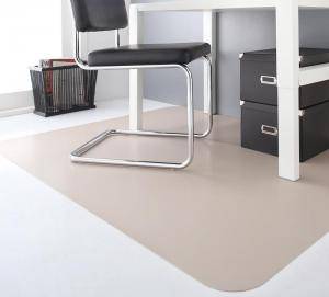 送料無料 キッチンマット デスク下マット おしゃれ 拭ける 防水 フローリング 夏 涼しい 冷感 滑り止め 撥水 デスクカーペット チェアマット クッションフロア 長方形 90 1 ラグマット ミニ 小さい 日本製 北欧 モダン アーバン デザイン 無地 薄手 ビニール 吸着