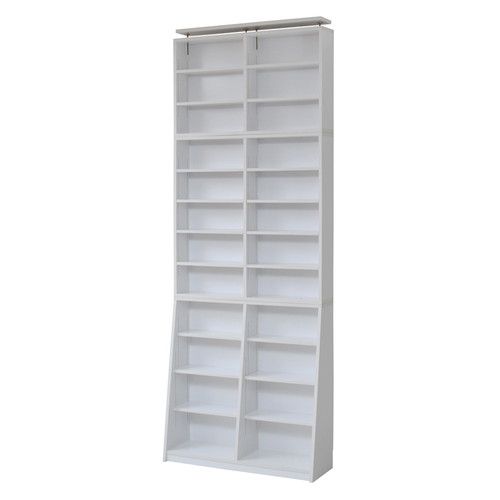 正規激安 楽天市場 本棚 おしゃれ 北欧 安い 収納 整理 棚 ラック 大容量 壁一面 シェルフ 書棚 薄型 突っ張り つっぱり 白 コミック 文庫本 漫画 マンガ Cd Dvd オープン リビング マガジンラック 約 幅90 Woods ウッズ 時間指定不可 Pasticceriavilla It