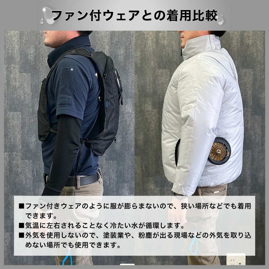chusan ICW005 アイスウォータークーリングベスト 冷却ベスト 水冷服 180日保証付！ 】 CHUSAN ICW005 アイスウォータークーリングベスト