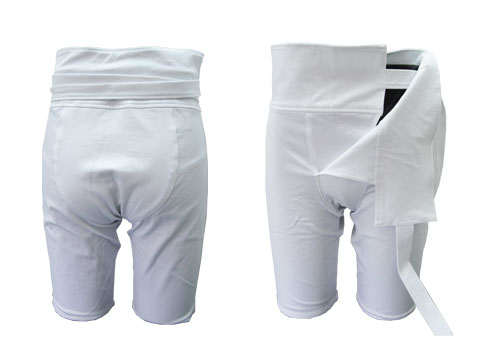 ズボン型半股引 チャック無し 人力車 木股 バッチ 股引き 衣装 祭 半パッチ 半股引 3l 白 祭礼 お祭り パッチ S 細タイプ