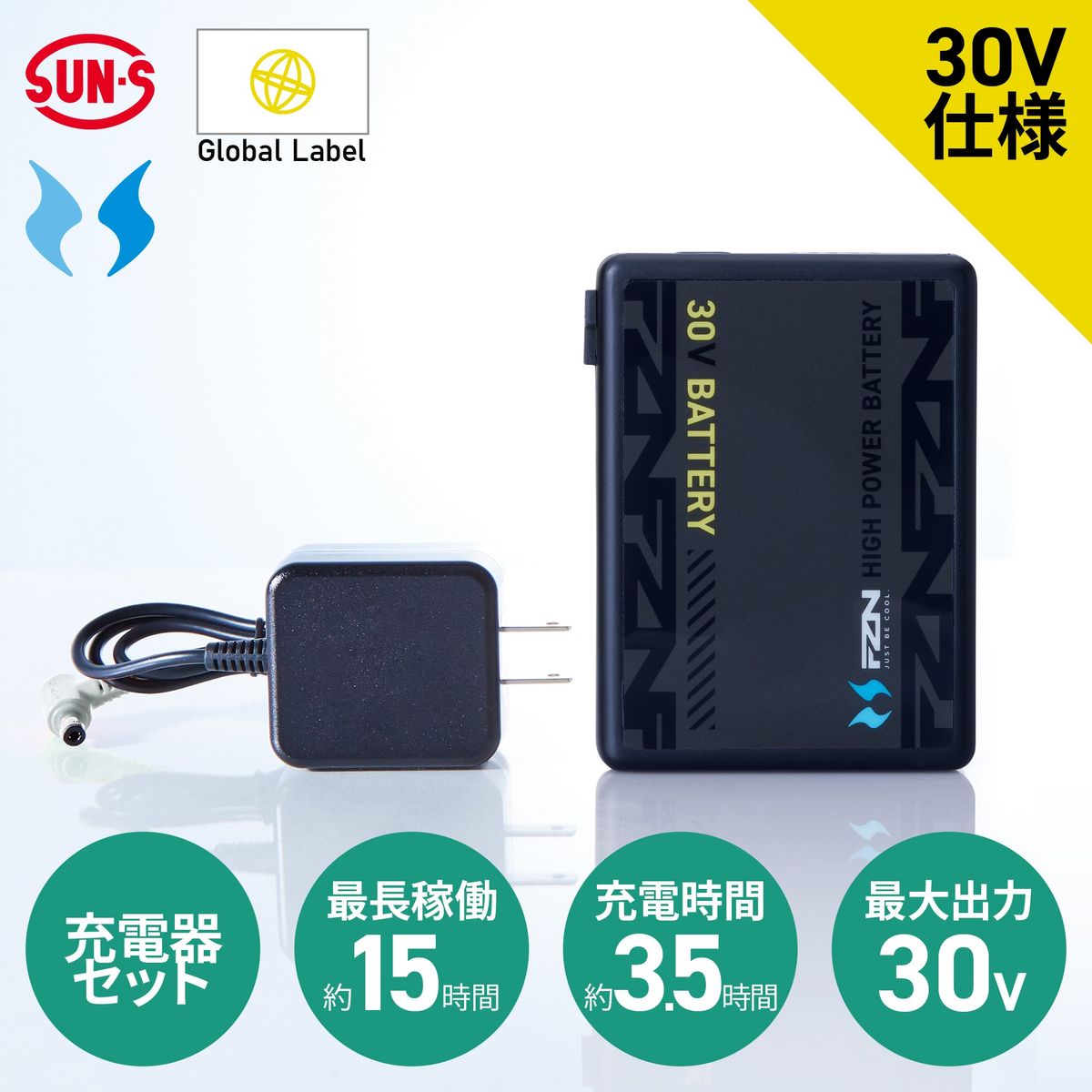 冷房装置風神服\u0026#127276; GlobalLabel 30V遣りくち 外国で製 リチウムイオンバッテリー 申し受ける器書き割り 製造会社引きうける付 RD9680G 【リチウムイオンバッテリーセット】