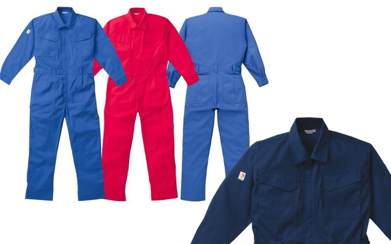 寛斎スタンダード206続き服S-5L 綿65%ポリエステル35%帯電防止クラボウ 山田辰オートバイ 秋冬物つなぎ服
