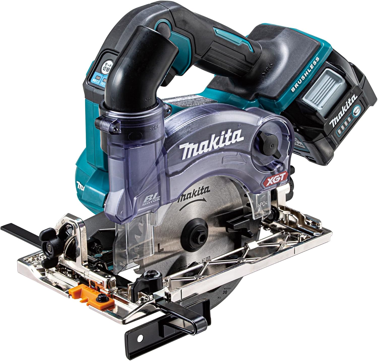マキタ(Makita) １２５ミリ充電式防じんマルノコ 40Vmax2.5Ah バッテリ2本・充電器・ケース付 KS003GRDX｜ワーカーパーク 47,880円