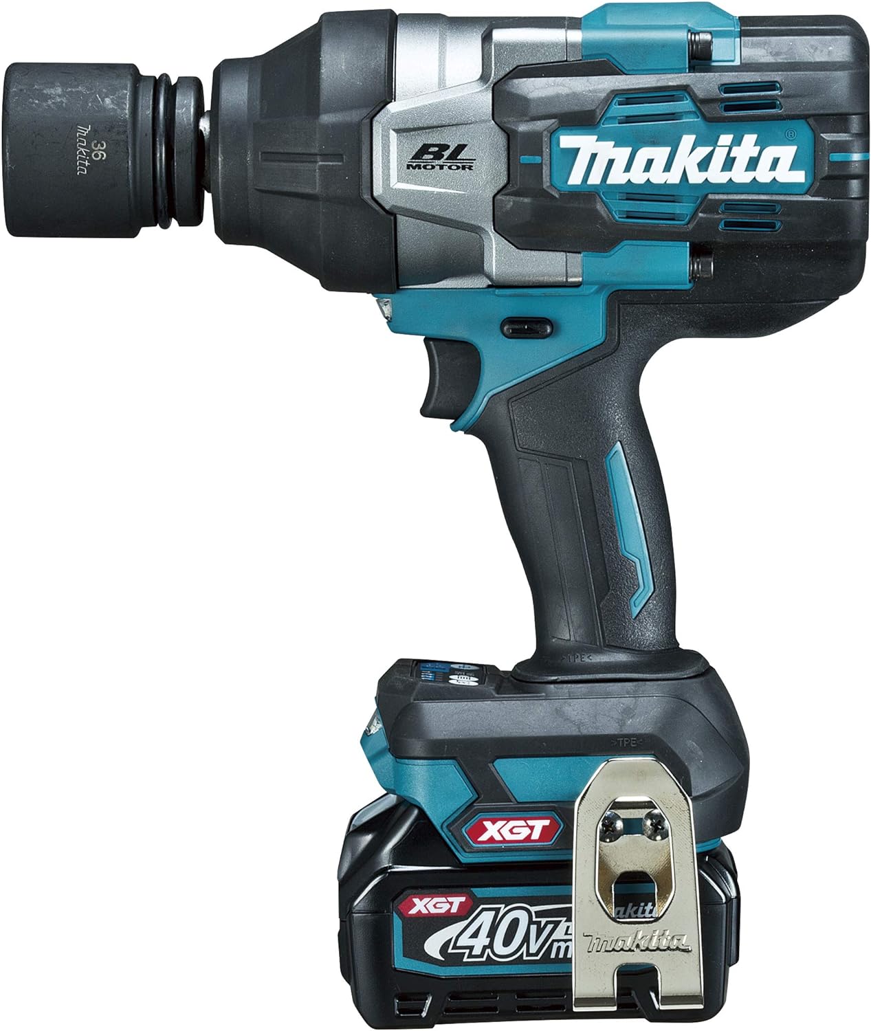 マキタ(Makita) 40Vmax充電式インパクトレンチ 2.5Ah バッテリ2本・充電器・ケース付 TW001GRDX｜ワーカーパーク