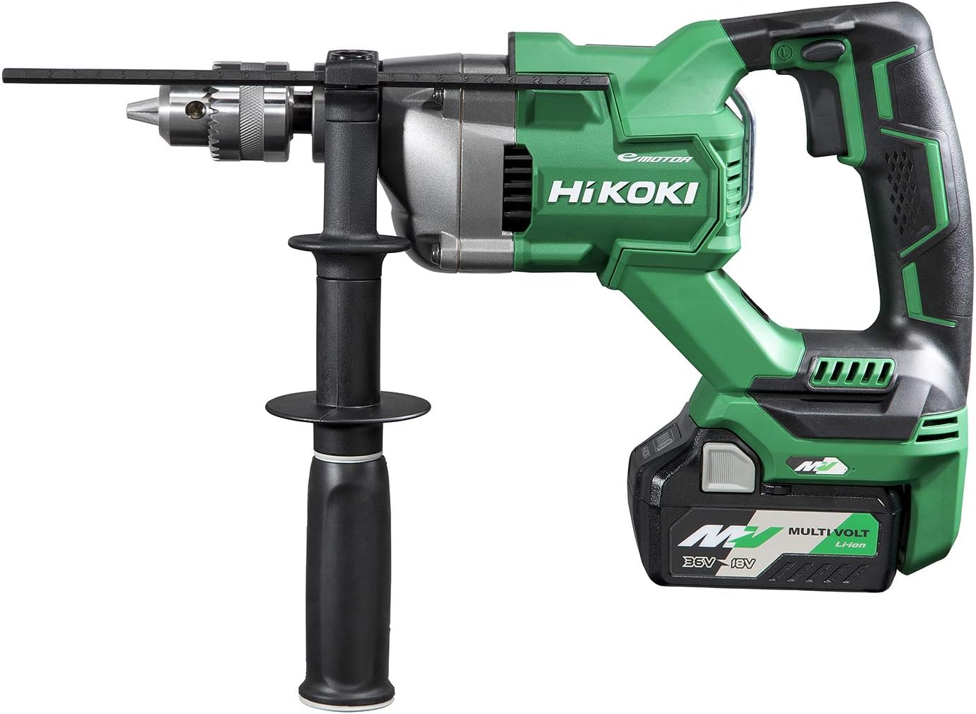HiKOKI(ハイコーキ) 36V コードレス せん孔機 D型手持ち部分 足がかり付き添い人せん孔機ファスナー式 乾電池・申し受ける器・容れもの付き添い人 D3613DA(XP)