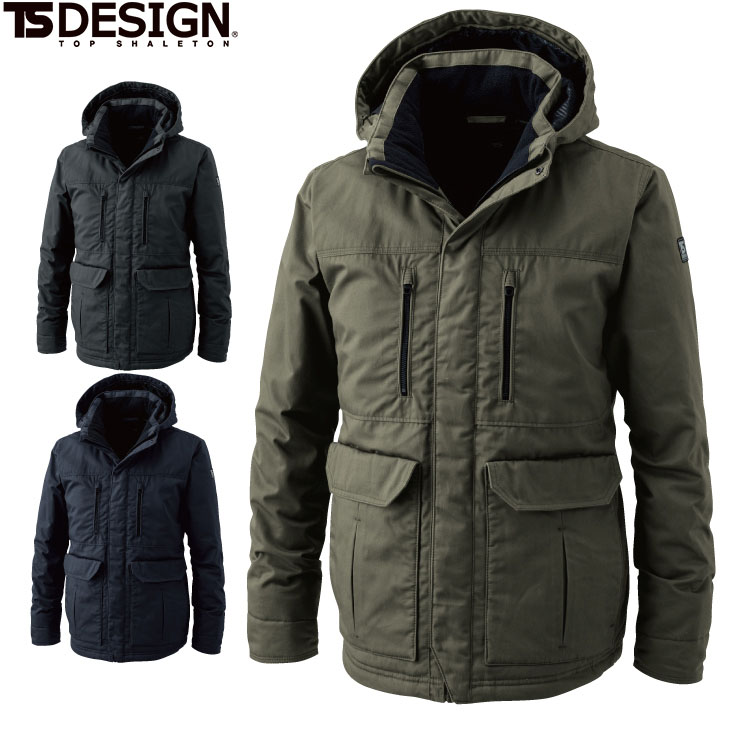 TS DESIGN 5127 ライトウォームハーフコート  【 作業服 作業着 ティーエスデザイン 藤和】