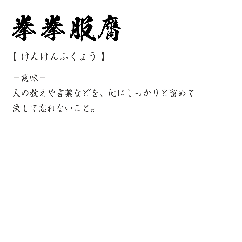 楽天市場 拳拳服膺 けんけんふくよう オリジナル Tシャツ 書道家が書く プリント Tシャツ 四字熟語 メンズ レディース キッズ S M L Ll Xl Xxl 1 130 140 150 G S G M G L つなぎ服と作業服のワークプロ