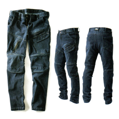寅壱 作業服 8910-219 デニム カーゴパンツ S(72)～5L(106) 寅一 ストレッチデニム toraichi おしゃれ オシャレ かっこいい メンズ 男性 作業着 作業ズボン 作業パンツ ニーパッド ポケット 長ズボン