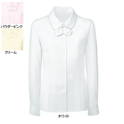 事務服・制服・オフィスウェア ヌーヴォ FB7545 ブラウス/リボン付（長袖） 21号-23号