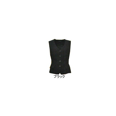 事務服・制服・オフィスウェア ピエ V3100-99 ベスト 19号・ブラック|作業服・空調服・防寒着キンショウ