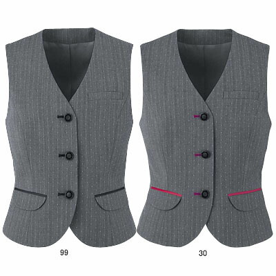 楽天市場】事務服・制服・オフィスウェア ピエ HCV3600 ベスト 17号-19
