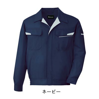 自重堂 作業服 81600 製品制電ストレッチブルゾン 5L ネイビー11 メンズ ワークウェア jichodo かっこいい