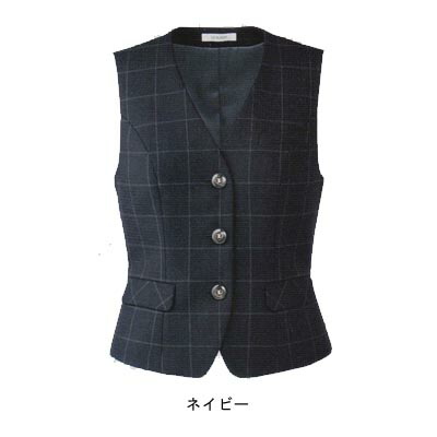 事務服・制服・オフィスウェア ユニレディ U5137 ベスト 17号-19号｜作業服・空調服・防寒着キンショウ