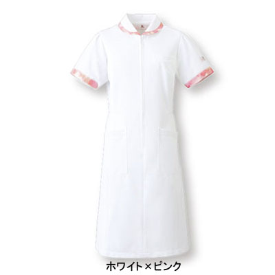 医療白衣・介護服 ソワンクレエ HI105 ワンピース S-3L｜作業服・空調服・防寒着キンショウ