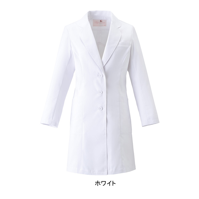 医療白衣・介護ウェア ソワンクレエ HI402 レディスコート S-3L|作業服・空調服・防寒着キンショウ