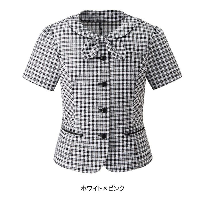 事務服・制服・オフィスウェア ヌーヴォ FB71195 オーバーブラウス 21号-23号