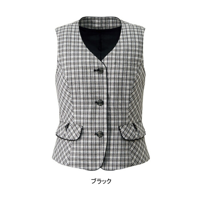 事務服・制服・オフィスウェア ヌーヴォ FV36145 ベスト 21号-23号