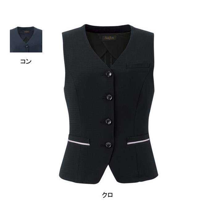 事務服・制服・オフィスウェア ピエ V4500 ベスト 17号-19号|作業服・空調服・防寒着キンショウ