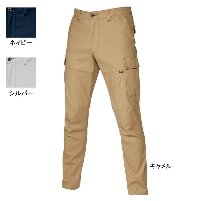 バートル 4037 カーゴパンツ ストレッチクロス(伸長率20%) スーパーストレッチ素材 綿98%・ポリウレタン2%