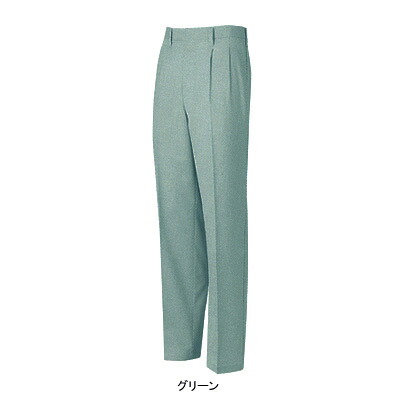作業着 作業服 コーコス H-193 エコストレッチツータックスラックス W105・グリーン9[作業服から事務服まで総アイテム数10万点以上!][綺麗で丁寧な刺しゅう職人の店]