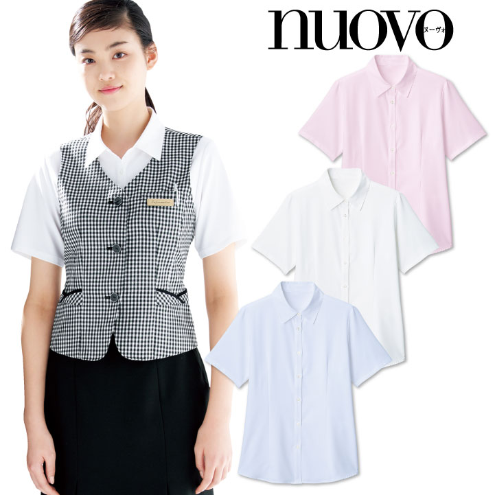 楽天市場 半袖ブラウス レディース 事務服 シャツ スーツ Nouvo ヌーヴォ フォーク オフィスウェア フォーマルウェア 制服 Fo Fb 空調服 つなぎ 作業着のworktk