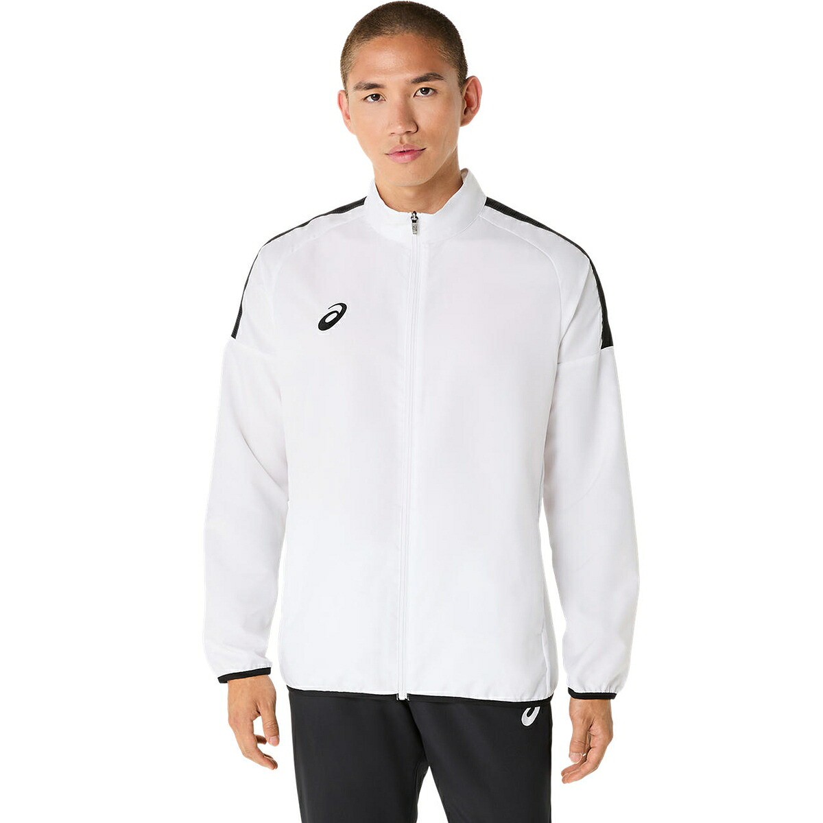 アシックス asics 2031E965 ドライクロスロゴテープジャケット BRILLIANT WHITE スポーツ 2025SS