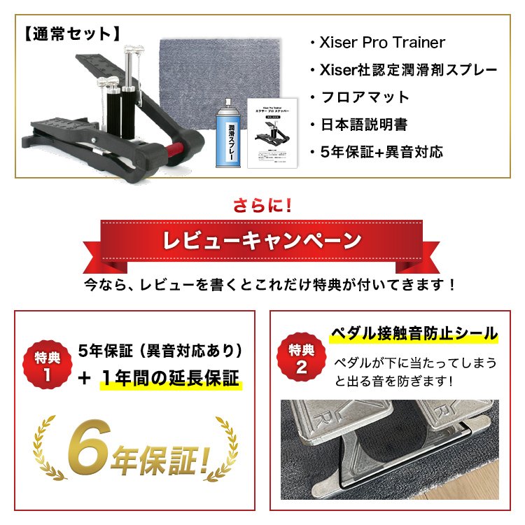 Xiser Pro Trainer エクサー プロ ステッパー フロアマット付き-