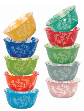 楽天市場】【サーティファイド】ボウル ボタニカル柄 10個 セット