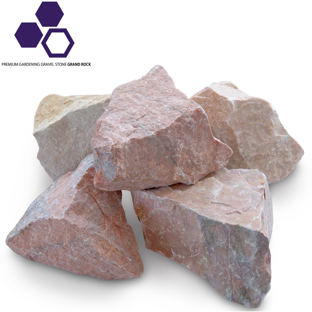 やわらかなピンク色のガーデンロックです 農業資材 Nxstyle ガーデニング用天然石 グランドロック ロックピンク その他 ロックピンク C Pk10 約100kg ワールドデポ