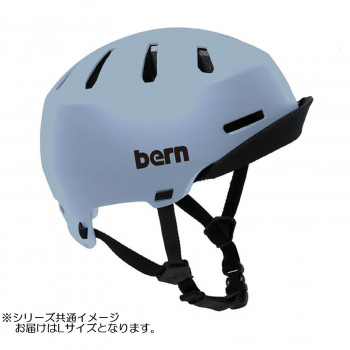 7237円 マーケティング 7237円 限定製作 bern バーン ヘルメット MACON VISOR2.0 Lサイズ Matte Blue BE-BM28H20MAB-04