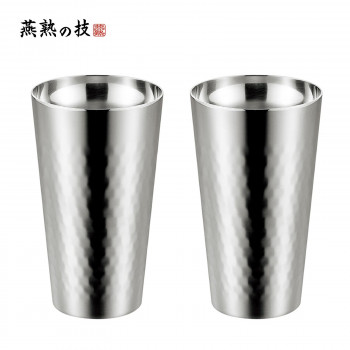 最大50％オフ！ 直送商品 よこやま 燕熟の技 チタン二重タンブラー240ml 2P ミラー仕上げ EJA-3000 paulhuntingford.com paulhuntingford.com