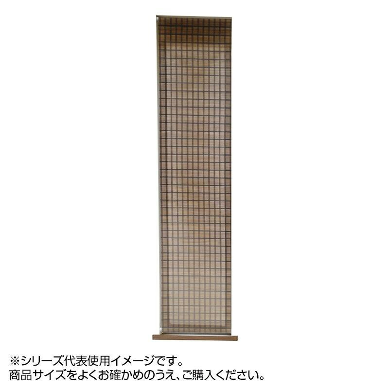 小窓用の竹スクリーン つっぱり棒付き ブラウン 約幅35×丈135cm NHT-1530SM