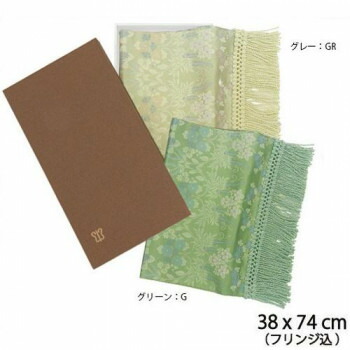 川島織物セルコン 芳文四季顕花植物(ほうぶんしき其れは其れはか) 織り真っただ中 38×60糎 HP1106 G・緑であること
