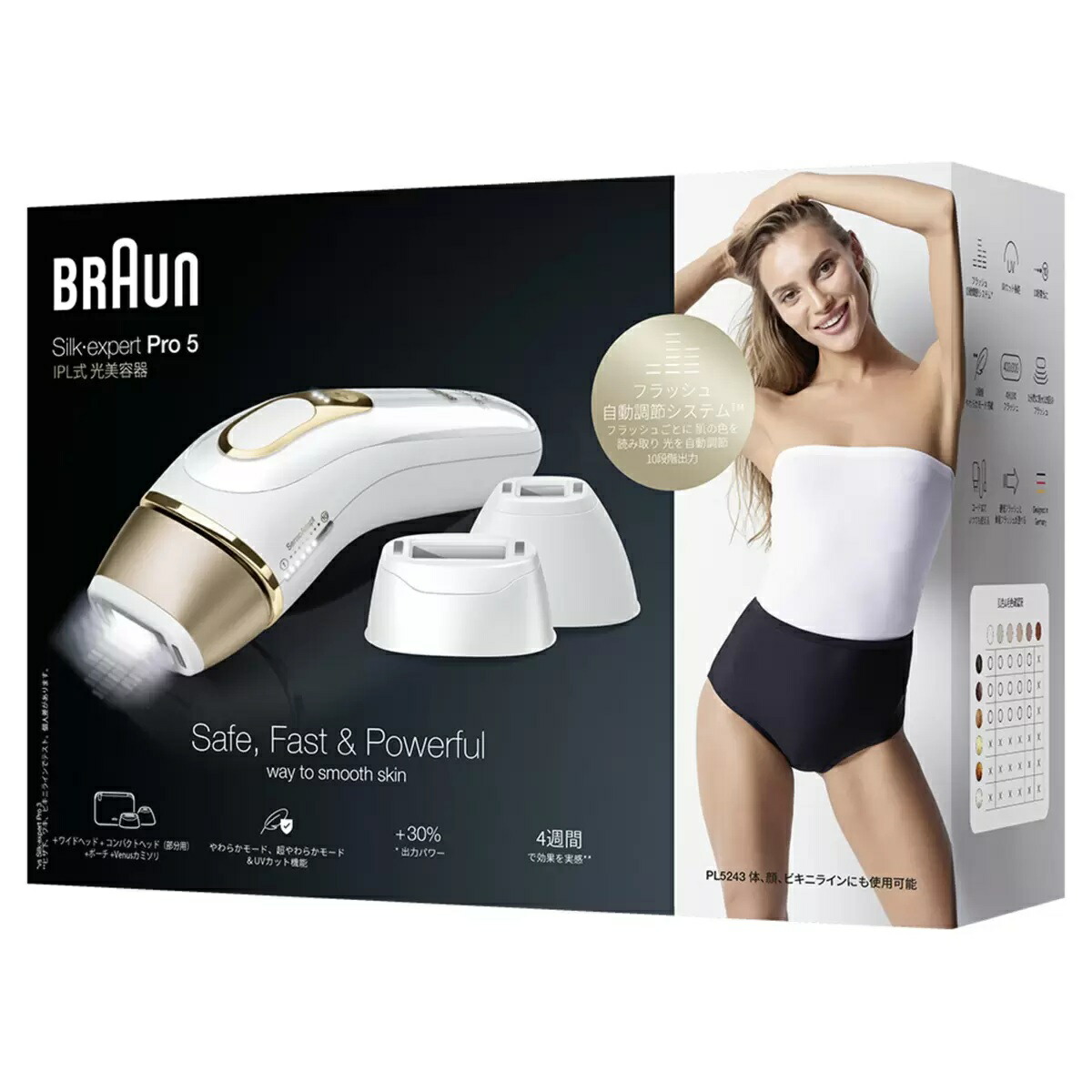 Braun Silk-expert Pro 5 PL-5243 脱毛機 ブラウンシルクエキスパートPro 5 光美容器| Braun JP