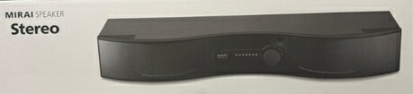 【新品】ミライスピーカー ステレオ テレビ受像機用 広々とした 曲面サラウンド 聞き取りやすさ 耳 老いらく者 聞こえづらい方 MIRAI SPEAKER STEREO 金棒引き 空想科学小説-MIRAIS6ATJ