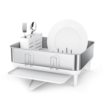 Simple Human スチールディッシュラック Simple Human STEEL FRAME DISHRACK 通販 プレゼント まとめ買い 大容量