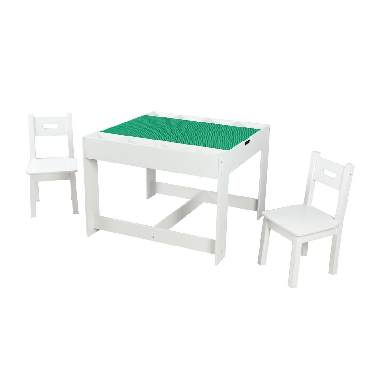 楽天市場】【大型商品】ブロック遊び テーブル＆チェア ホワイト