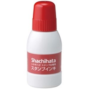 （まとめ）シヤチハタ 付きものインク 小 SGN-40-R 赤【×10書き割り】