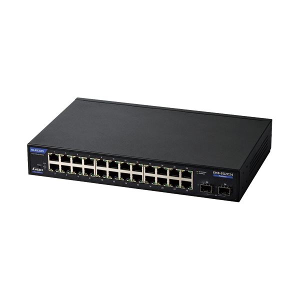 エレコムレイヤー2 Giga相応う Webかっこ良い取り替えっこ 24界面 EHB-SG2C24 1台