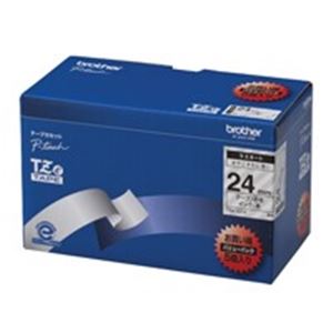 brother ブラザー工業 文字テープ/ラベルプリンター用テープ 【幅：24mm】 5個入り TZe-151V 透明に黒文字