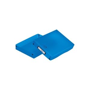 （まとめ）LIHITLAB AQUA DROPs 勉強机御盆 御盆 A-5040-8青【×10書き割り】